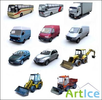 3D Vehicles 016-026