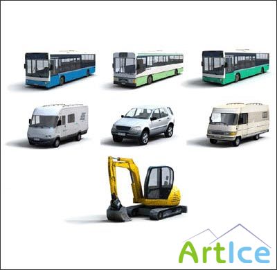 3D Vehicles 027-033
