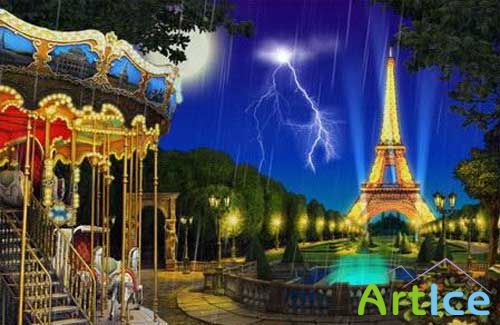 Astrogemini Around the World Paris Screensaver v1.0