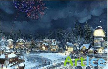 Snow Village 3D Screensaver 1.1.0.2