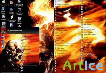 Ghost Rider XP Visual Styles -     Windows XP