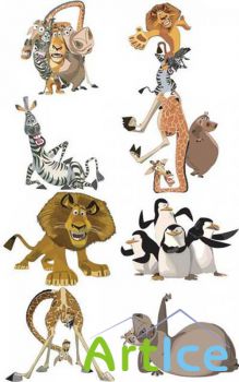 Madagascar Cratoon Characters