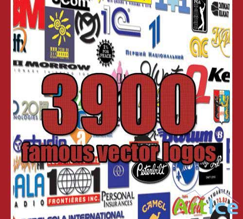 3900 famous vector logos