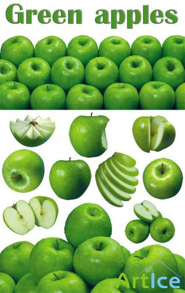   - Green apples