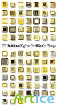 80 Golden Styles for PhotoShop