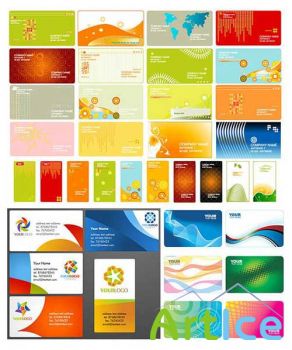 Variety of Commercial Card Vector Material