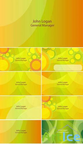      - Business Card Vector Template