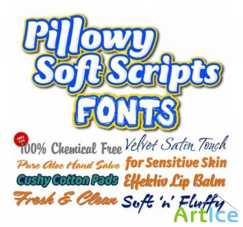 Pillowy Soft Scripts Fonts