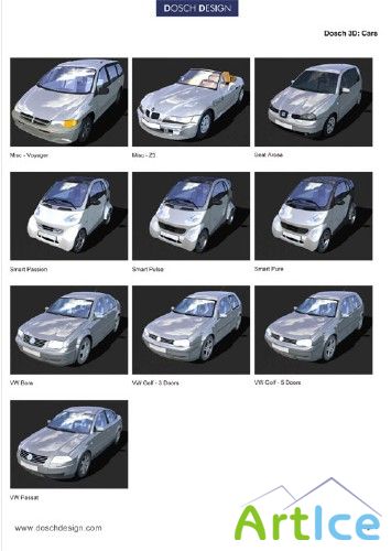 Dosch 3D Cars Models