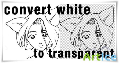 Convert White to Transparent