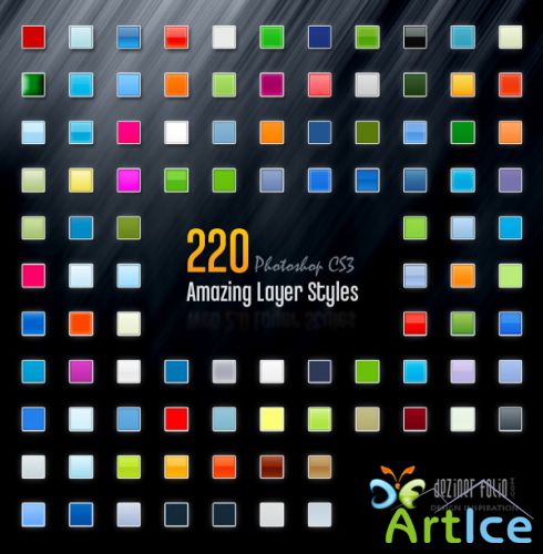 220 Amazing Photoshop Layer Styles