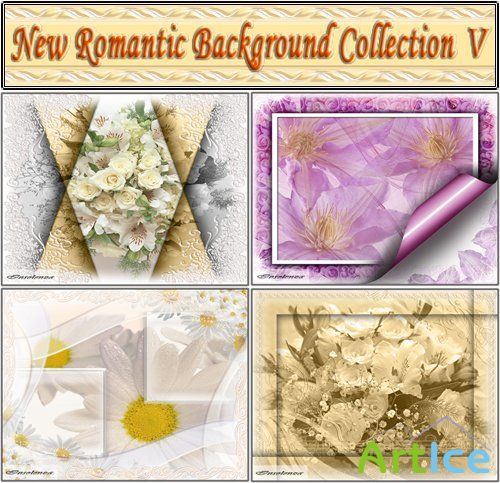 PSD Romantic Backgrounds 5