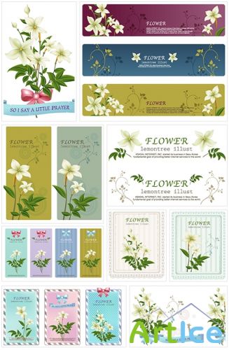 Spring vector backgrounds and banners