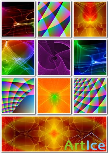 Lightwaves and abstract backgrounds