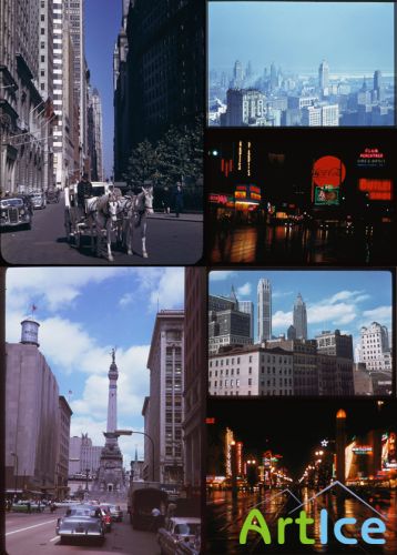Retro Photo U.S. Cities 1940-1950