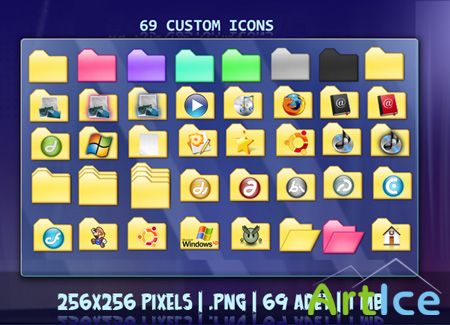 Custom PNG Folders