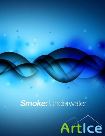 Smoke Underwater Free Abstract Wallpaper