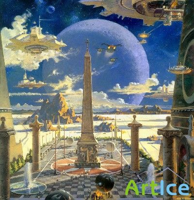 City of The future by Robert McCall