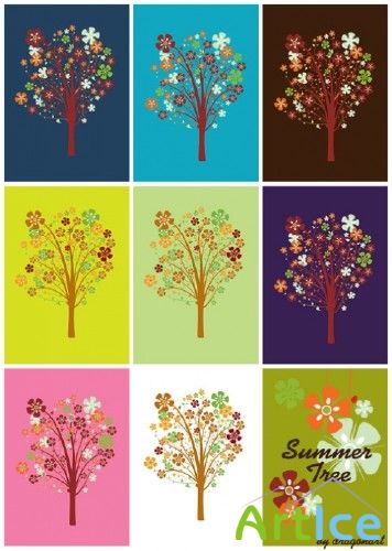 Vector - Summer Tree