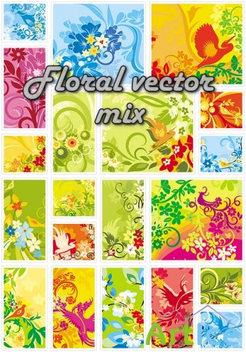 Floral vector mix