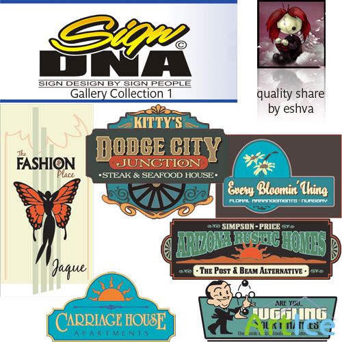 Sign DNA Gallery Collection 1
