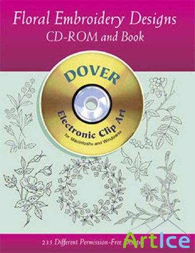 Dover Clipart - Floral Embroidery Designs