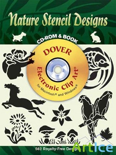 Dover ClipArt - Nature Stencil Designs