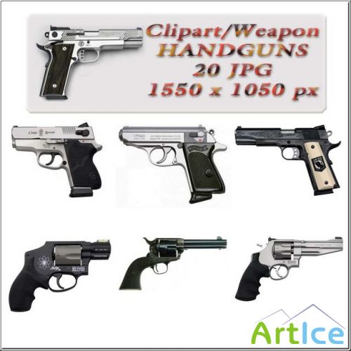Clipart / Weapon / Handguns