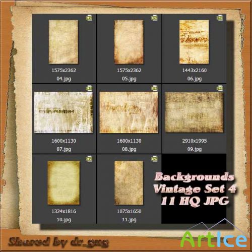 Cliparts / BackGrounds / Vintage Set 4