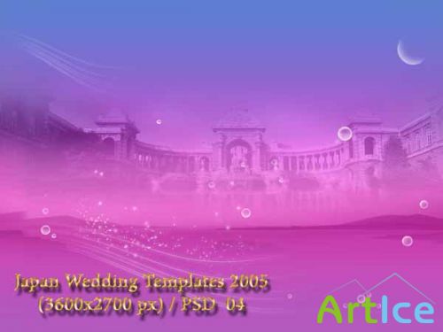 Japan Wedding Templates / (3600x2700) / PSD_04