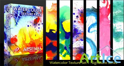 Watercolor Texture Set 1 - Signature Series