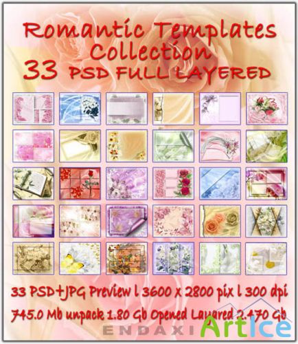 Romantic Templates Collection