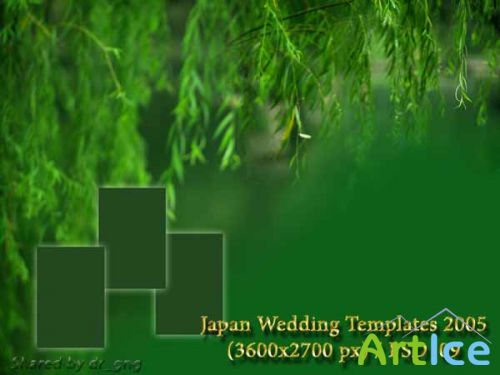 Japan Wedding Templates / (3600x2700) / PSD_09