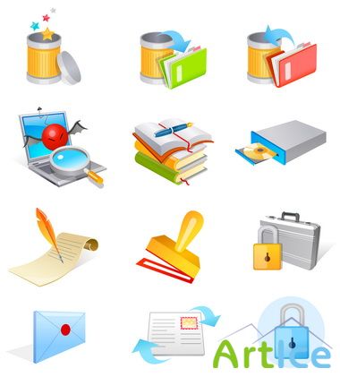 Vector Business Icons 03