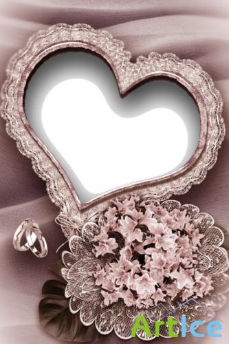 Heart Frames for Wedding