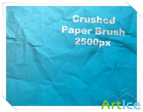 Crushed Paper Brush