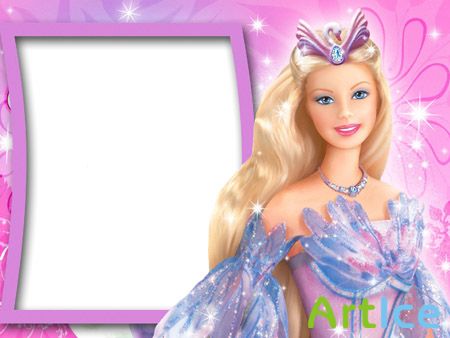 Frame for photo Barbie