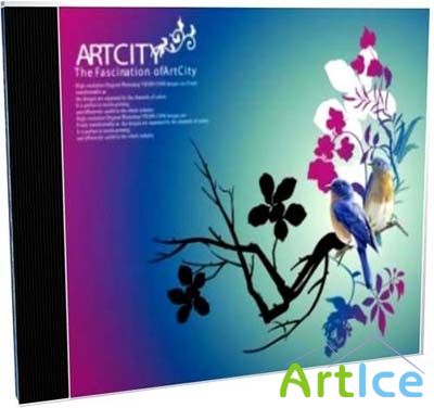ArtCity - Romantic Flower. Volume 2 (110xPSD)
