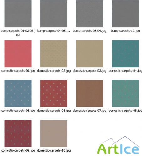 AmbientLight Texture - Domestic Carpets Texture Collection
