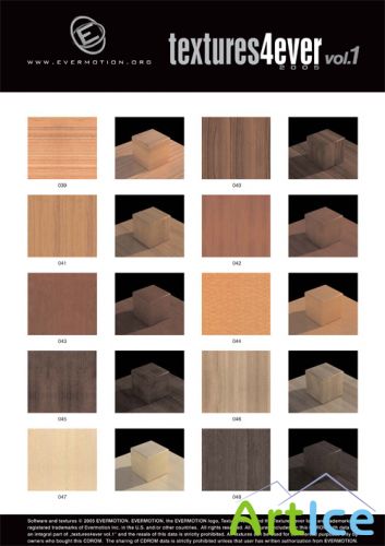 Evermotion Textures4ever Vol. 1 - Wood Textures