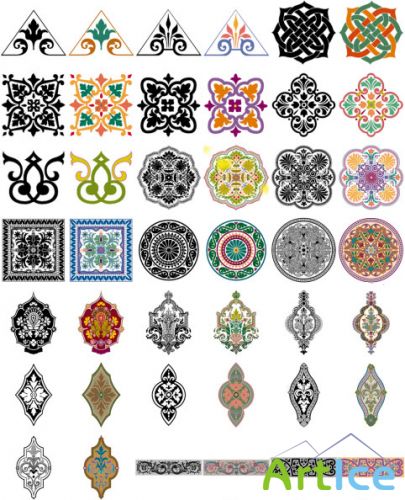     260  Graphic ornaments in vector  260