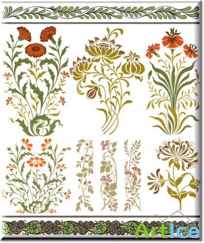 Ornaments and patterns 4      4