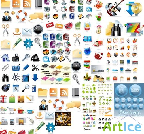 3000+ Web Icons, PNG Files, PSD, Blog Icons