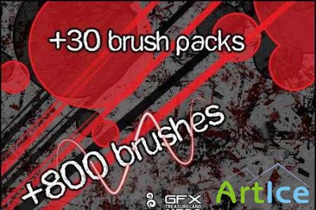 Photoshop Brushes - Mega Set