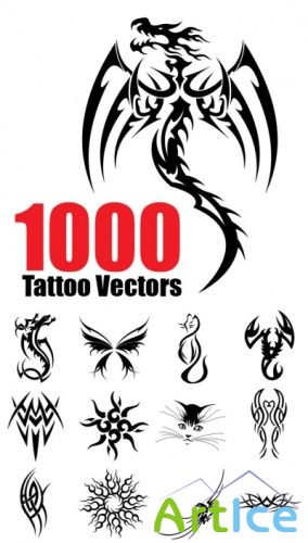 1000 Tattoo Vectors