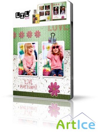 Graphic Authority: Lil' Kids Templates -        [3 DVD]