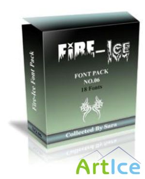 Fire-Ice Font Pack