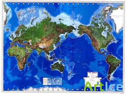 Topographical Maps of the World
