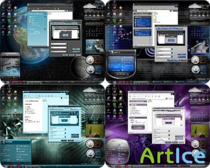 54 New Themes For Windows Xp (2009)