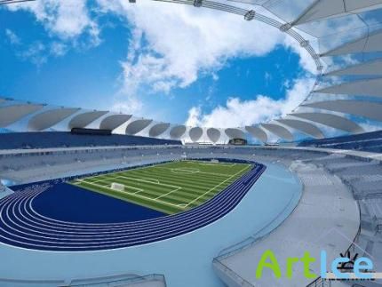 3dsmax Full detailed 3d Stadium